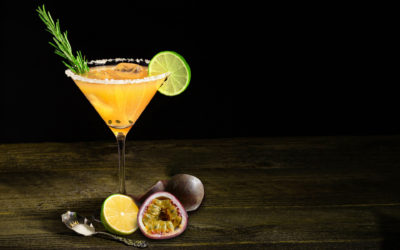 Simple Passion Fruit Martini