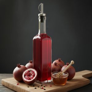 Pomegranate Honey Infused Vinegar