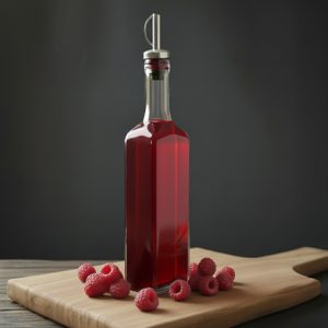 Raspberry Infused Vinegar (No Sugar Added)